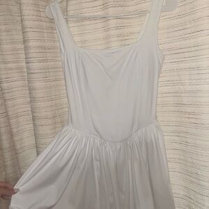 Bow athletic romper dress